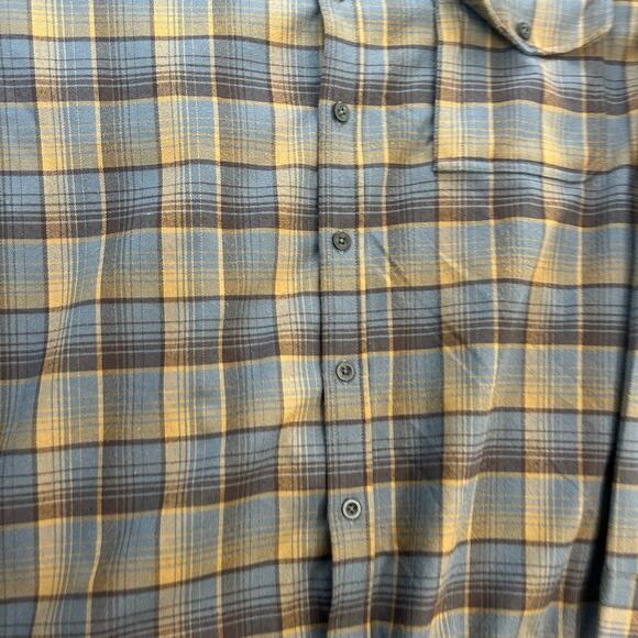 Swiss Tech Flannel Shirt Long Sleeve Button Up Mens 3XL Multicolor - Picture 2 of 5